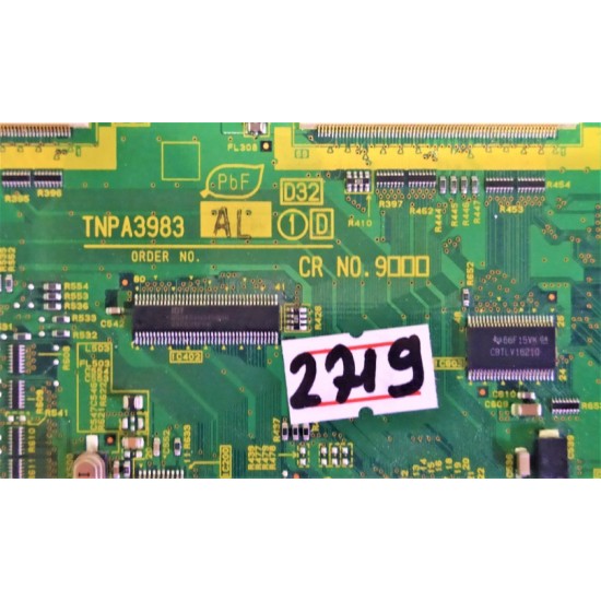 PANASONIC , TNPA3983 , TNPA 3983 , CR NO .9000 , PANASONIC TH-65V600E TCON , PANASONIC 65" LOGİC BOARD , T-CON BOARD , T-CON ADRES KARTI , TCON BOARD , TCON ADRES KARTI.