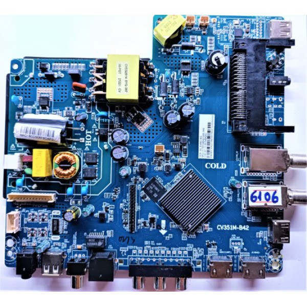 DİJİTSU , YUMATU , TELENOVA , CV351M-B42 , YM-2021344F , TELENOWA 43NS9001 MAİN BOARD , TELENOWA 43NS9001 ANA KART , TELENOWA 43NS9001 BESLEME KARTI.