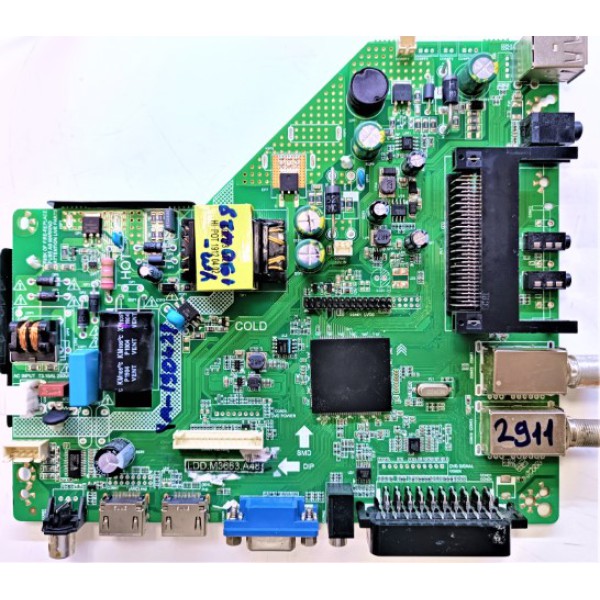YUMATU , TELENOVA , AWOX , LDD.M3663.A48 , YM-190428 , YUMATU 32" LED TV MAİN BOARD , YUMATU 32" LED TV POWER BOARD  , YUMATU UYDULU 32"  ANA KART.