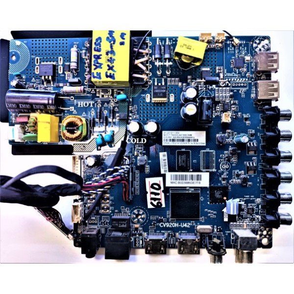 EXPRESS EX43-5M ANA KART , CV920H-U42 , 7.T920HU421300.3XB , EXPRESS EX43-5M ANA KART  , POWER BOARD.