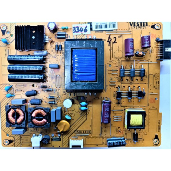 VESTEL , SEG , REGAL ,17IPS71 , 23232616 , 27354077 , 190814R4 , VESTEL , SEG , REGAL , 42" BESLEME KARTI , VESTEL , SEG ,REGAL , 42" POWER BOARD , PSU.