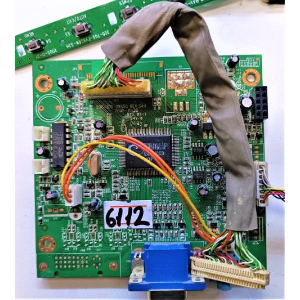 200-100-D985G REV:S4H , FDPD065215392 , MONİTÖR LCD MAİN BOARD , MONİTÖR LCD ANA KART.