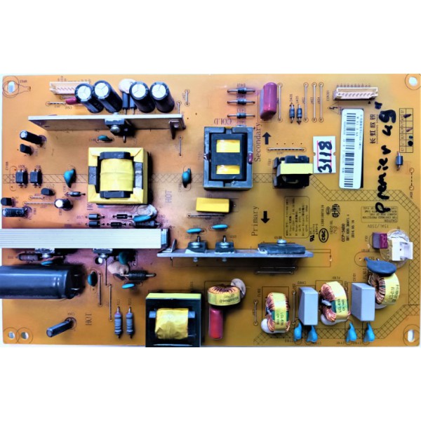PREMİER , R-HS145D-1MF51 , CCP-3400 , XR7.820.384V1.4 , HS145D-1MF51 , 810527116 , PREMİER 49" POWER BOARD , PREMİER 49" BESLEME KARTI , PREMİER PSU.