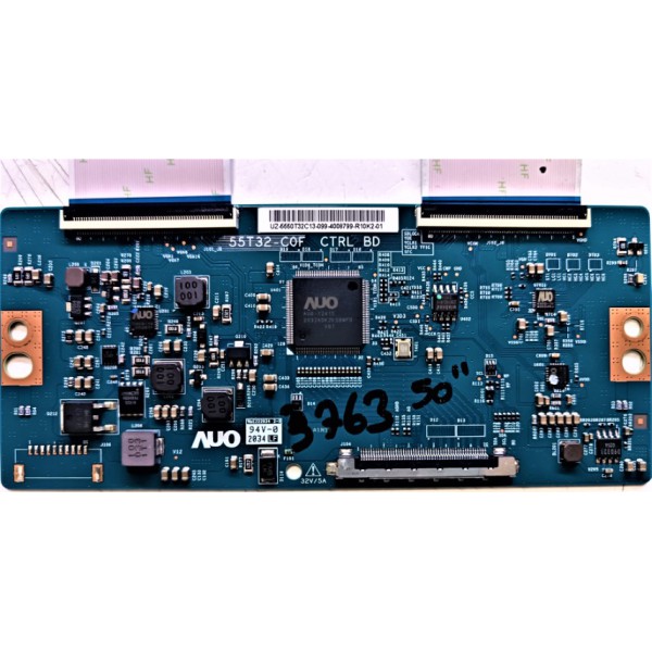 55T32-C0F CTRL BD , 55T32-COF CTRL BD , 55T32-C0F , 5550T32C13  , LOGİC BOARD , T-CON BOARD , T-CON ADRES KARTI , TCON BOARD , TCON ADRES KARTI.