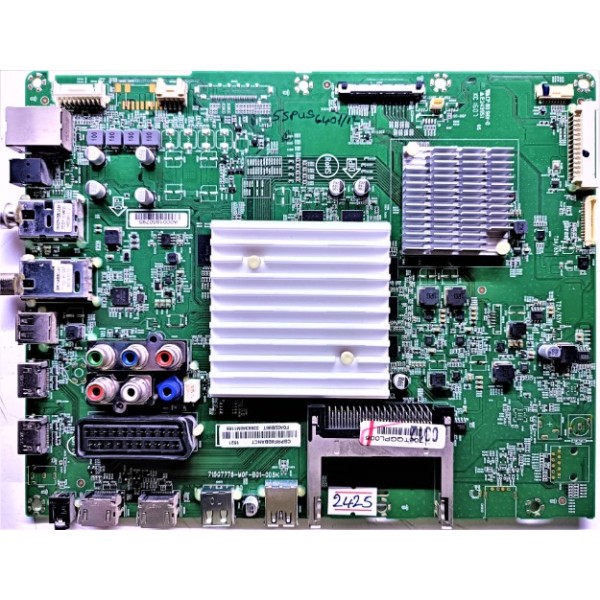 PHILIPS , 715G7776-M0F-B01-005K , 703TQGPL006 , F0A02B96T , PHILIPS 55PUS6401/12 TAMİR GÖRMEMİŞ ORJ ANA KART , PHILIPS 55" TAMİRSİZ ORJİNAL ANA KARTI. 