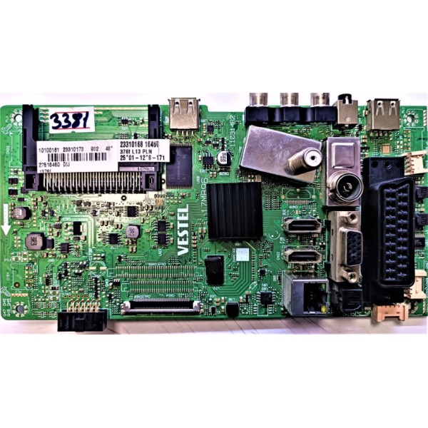 VESTEL , SEG , REGAL ,17MB96 , 10100161 , 23310173 , 48" , TELEFUNKEN 48" MAİN BOARD , TELEFUNKEN 48" ANA KART.