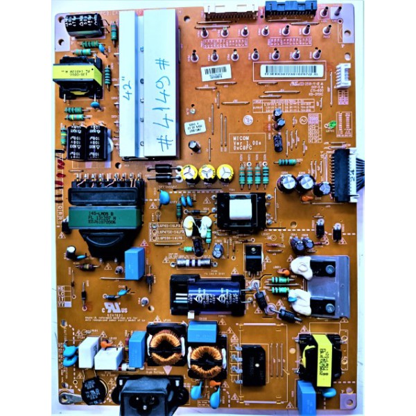 LG , EAX65424001(2.3) , EAX65424001 (2.3) , REV2.0 , LGP42-14LPB , LG 42" LED POWER BOARD , LG 42" LED BESLEME KARTI , PSU.