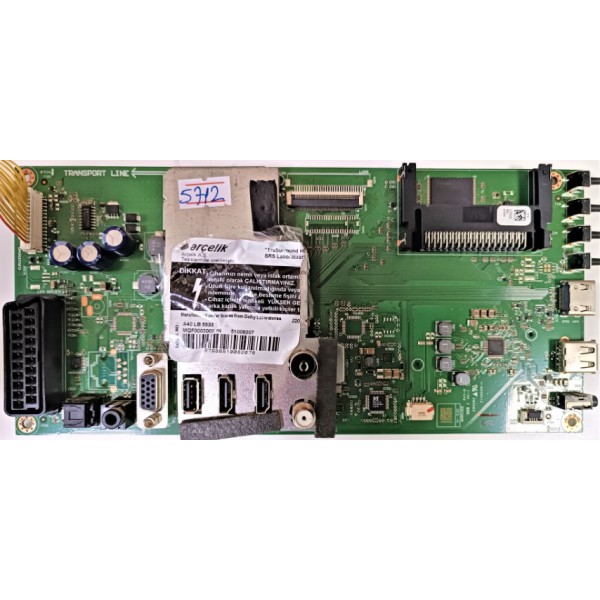 ARÇELİK , ALTUS , GURINDIG , BEKO , VTY190R-6 , CI79ZZ , C179ZZ , ARÇELİK A40 LB 5533 ANA KART , ARÇELİK A40LB5533 ANA KARTI ( MAİN BOARD).