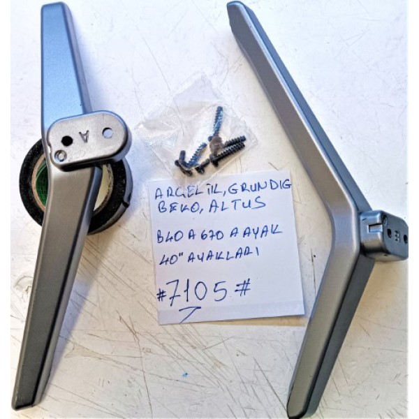 ARÇELİK , ALTUS , GURINDIG , BEKO B40 A 670 A AYAĞI  , ARÇELİK A40 A 670 AYAĞI , ARÇELİK , ALTUS , GURINDIG , BEKO , MASA AYAĞI , ARÇELİK , ALTUS , GURINDIG , BEKO , AYAKLARI.