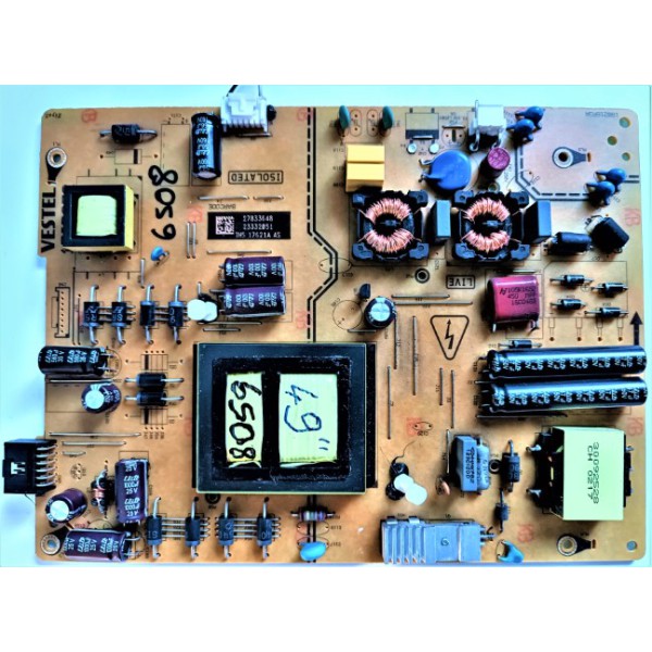 VESTEL , SEG , REGAL , 17IPS72 , 23332051 , 27833648 , 190216R3A , VESTEL , SEG , REGAL , 49" BESLEME KARTI ,  VESTEL , SEG , REGAL , 49" POWER BOARD  , PSU.