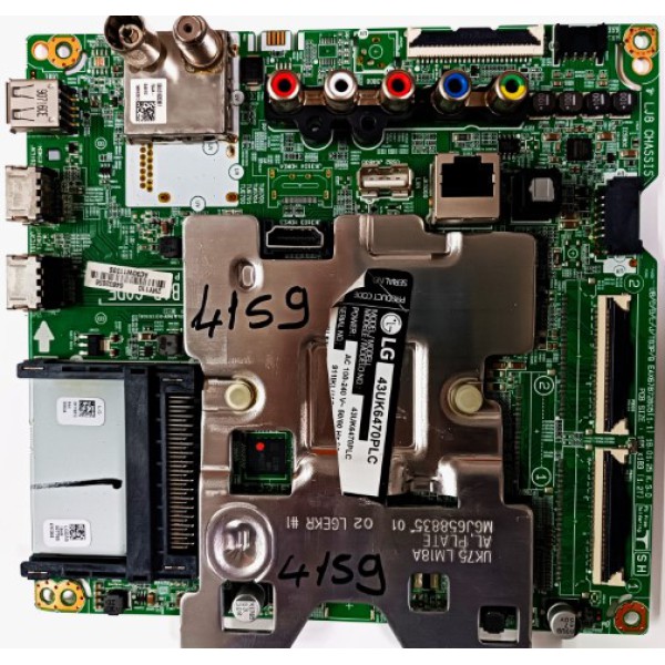 LG , EAX67872805(1.1) , 2HYBFZ , LGEAX1945 , MGJ658835 ,  LG 43UK6470PLC ANA KART , LG 43UK6470PLC MAİN BOARD .