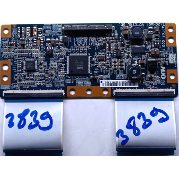 AUO , T420HW04 V0 , 42T06-C03 , ADRES KARTI , LOGIC BOARD , T-CON (TCON) BOARD.