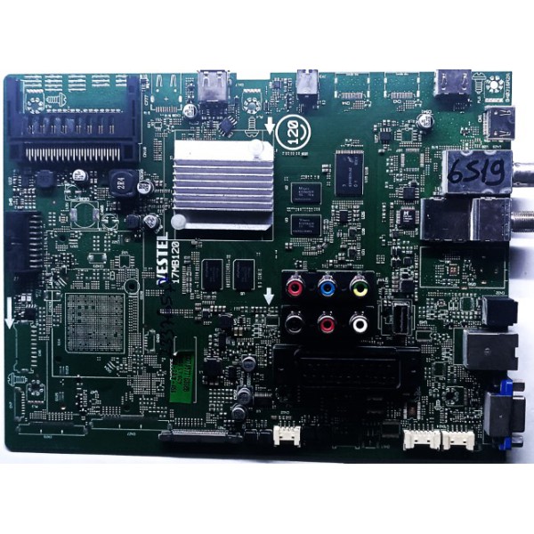 VESTEL ,SEG , REGAL , HI-LEVEL , 17MB120 , 23376577 , VES430QNDL-2D-U11 , HI-LEVEL 43UH910R ANA KARTI , HI-LEVEL 43UH910R MAİN BOARD.
