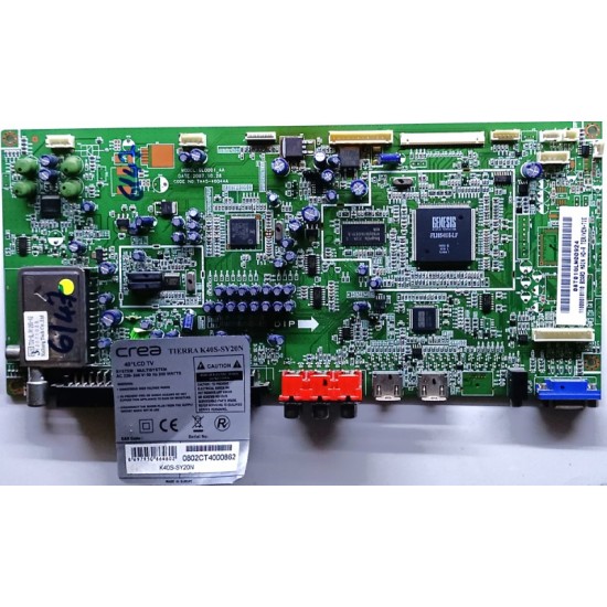 CREA , GL0001_AA , TA45-40044A , CREA TIERRA K40S-SY20N ANA KARTI , CREA 40" LCD ANA KART.