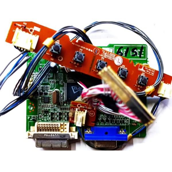 L1X52T , 68709M0354D(0) , LM57B , E157925 , MONİTÖR DVI WGA GİRİŞLİ ANA KART , MONİTÖE ANA KARTI.