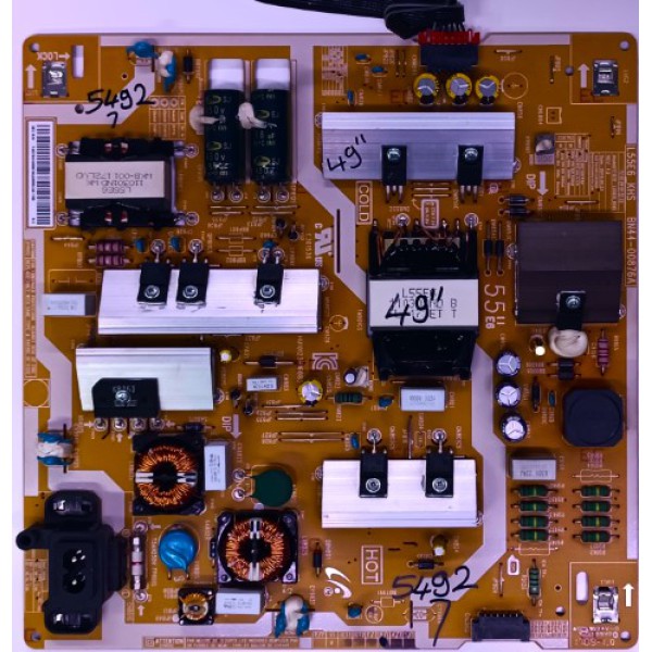 SAMSUNG , BN44-00876A , L55E6_KHS , UE49MU7400U , UE55MU7400 , UN55KU7000 , UE60KU6079 , UE49MU7500U,POWER BOARD , UE49MU7400U BESLEME KARTI , SAMSUNG TV  BESLEME KARTLARI.