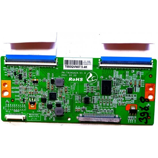 T9345A2A-V1,0 , T550QVN07.5.4K , LOGİC BOARD , T-CON BOARD , T-CON ADRES KARTI , TCON BOARD , TCON ADRES KARTI.