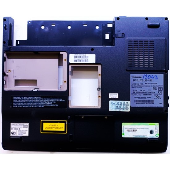 TOSHIBA SATALLİTE L10-102 ALT KASA , TOSHIBA PSL10E-01C00HTR ALT KASA , ORJİNAL TEMİZ.