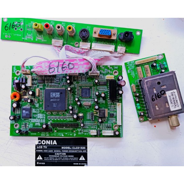 TOP-TECH , 2221 V3.21 , 2221V3.21 , CONIA LCD TV ANA KART , CONIA CLCD1520 ANA KART , MAİN BOARD.