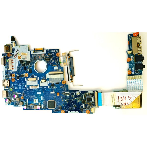 ACER ASPİRE ONE SERİES , MODEL NO.P1VE6 ANA KARTI , P1VE6 LA-7071P ANA KART , ACER MİNİ LAPTOP ANA KARTLARI.