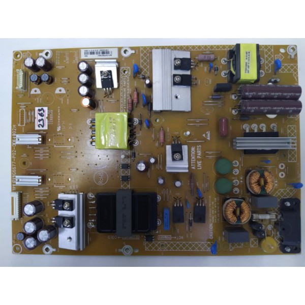 PHILIPS , 715G6677-P02-001-002H ,TPT430U3-EQYSHM.G , PHILIPS  43PUK4900/12 POWER BOARD , PHILIPS 43PUK4900/12 BESLEME KARTI , PHILIPS BESLEME KARTLARI.
