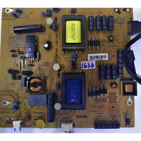 VESTEL , SEG , REGAL , Hİ-LEVEL , 17IPS19-5 V.1, 23157377 , 27121445 , VESTEL , SEG , REGAL , Hİ-LEVEL , POWER BOARD , VESTEL , SEG , REGAL , Hİ-LEVEL , BESLEME KARTI.