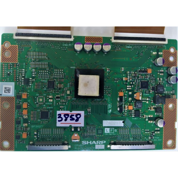 SHARP , RUNTK4323TP ZS , CPWBX , 0AB21T , LOGİC BOARD , T-CON BOARD , T-CON , ADRES KARTI , TCON BOARD.