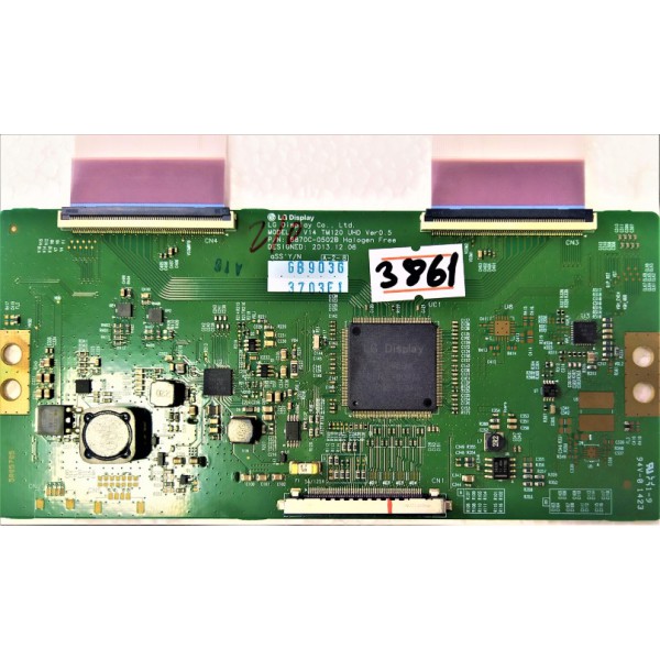 LG , 6870C-0502B , V14 TM120UHD VER0.5 , 5R05705 , GB9036 , 3703F1 , PANEL LG550EQE (PG)(F1) , LOGİC BOARD , T-CON BOARD , T-CON ADRES KARTI , TCON BOARD , TCON ADRES KARTI.