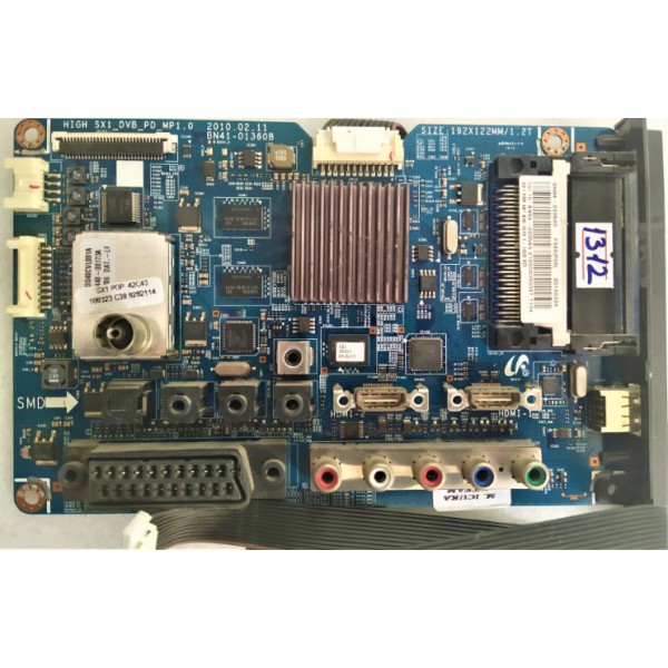SAMSUNG , BN41-01360B , BN94-03354G , SAMSUNG PLAZMA PS42C430A1WXXC MAİN BOARD , SAMSUNG PLAZMA PS42C430A1WXXC  ANA KART.
