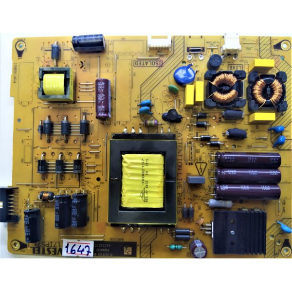VESTEL , SEG , R,EGAL , Hİ-LEVEL ,17IPS71 , 27482788 , 23309016  , 27587628  , VESTEL 43" POWER BOARD , VESTEL 43" BESLEME KARTI.