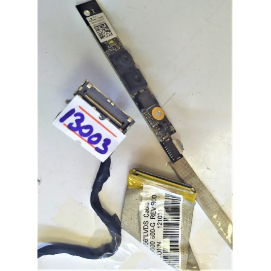 HP RT3290-C2 , RT3290LE , NEWTON156"LVDS KABLO ,  35040D600-600-G REV:R00 , FOXCONN121031 , DCUSC01VX31 , HP RT3290-C2 , RT3290LE LVDS KABLO VE KAMERA.