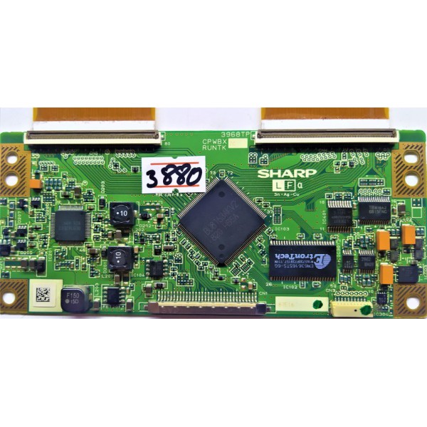 SHARP 3968TP,CPWBX  ZC,RUNTK,SHARP LOGİC BOARD, T-CON BOARD, T-CON ADRES KARTI, TCON BOARD