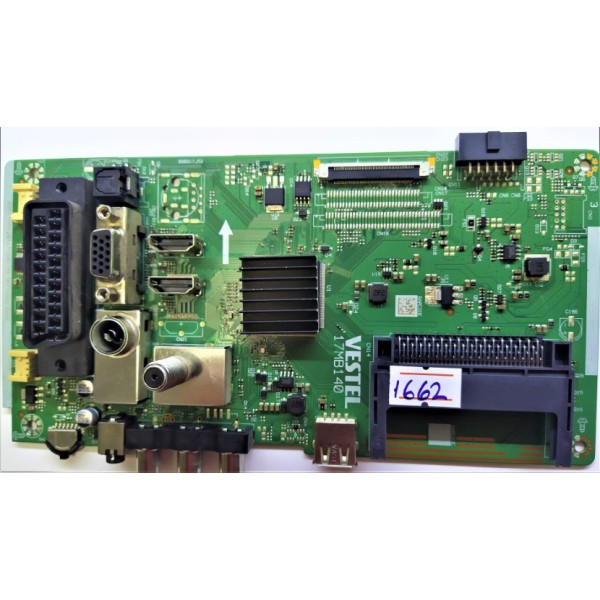 VESTEL, SEG ,REGAL , Hİ-LEVEL ,17MB140 , 23521069 ,10114282 , 8200 ,  VESTEL , 40FD5050 , Anakart , Main Board . VESTEL MAİN BOARD , VESTEL LED ANA KART.