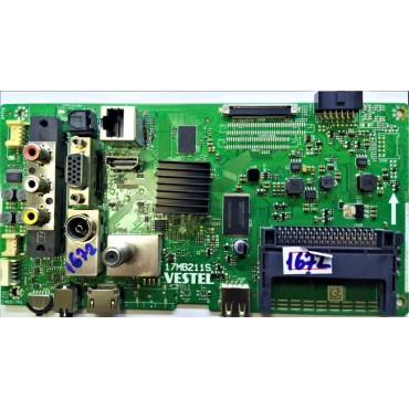 VESTEL, SEG , REGAL , Hİ-LEVEL ,17MB211S , 240817R1 , 23574556 , VESTEL , SEG  ,REGAL , Hİ-LEVEL , MAİN BOARD , REGAL 43R6520F SMART ANA KART , VESTEL , SEG , REGAL 43" ANA KART.