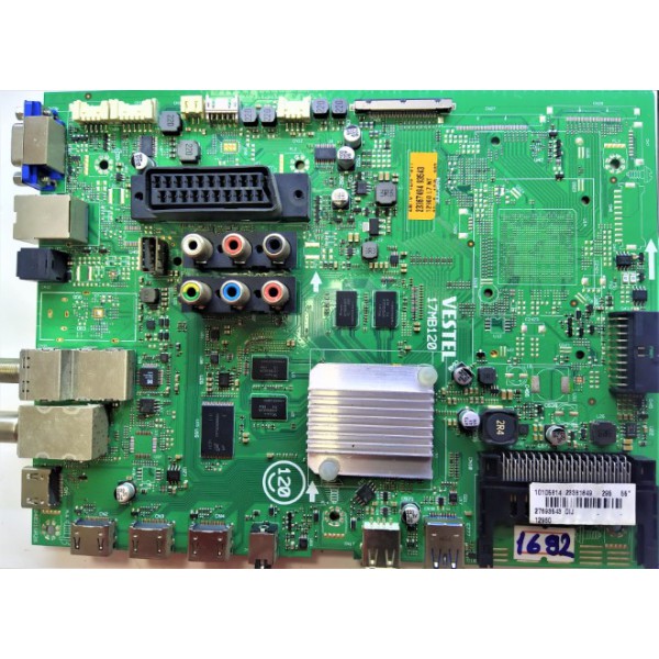 VESTEL , SEG , REGAL ,17MB120 , 10105814 , 23381849 , 55" , VESTEL 55UA8200 4K SMART ANA KARTI , VESTEL , SEG , REGAL , TV ANA KARTLARI.