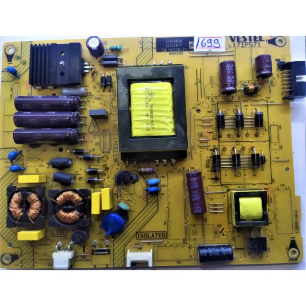 VESTEL , SEG , REGAL , Hİ-LEVEL ,17IPS71 , 27474026 , 23232618 ,190814R4 , VESTEL , SEG , REGAL , Hİ-LEVEL , POWER BOARD , VESTEL , SEG , REGAL ,  Hİ-LEVEL , BESLEME KARTI.