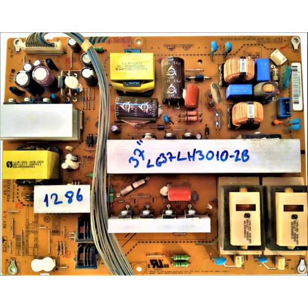 LG , EAX55357705/3 , LGP37-09LA , LGP37-09 LA , LG 37LH3010-2B LCD POWER BOARD , LG 37LH3010-2B 37" LCD BESLEME KARTI.