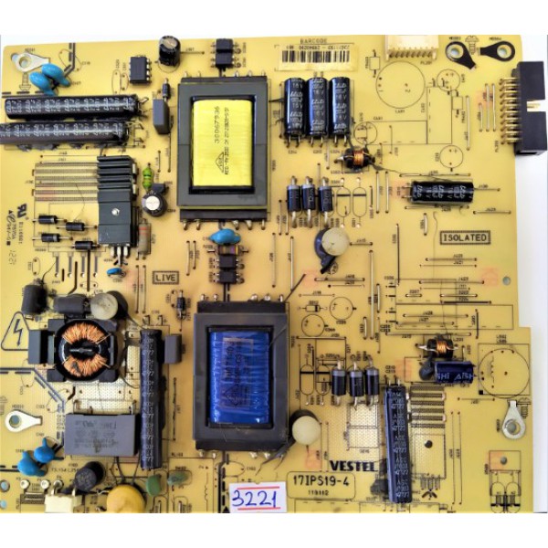 VESTEL , SEG , REGAL , Hİ-LEVEL ,17IPS19-4 , 110112 , 23071193-26940290 , VESTEL 32" POWER BOARD , VESTEL 32"BESLEME KARTI.